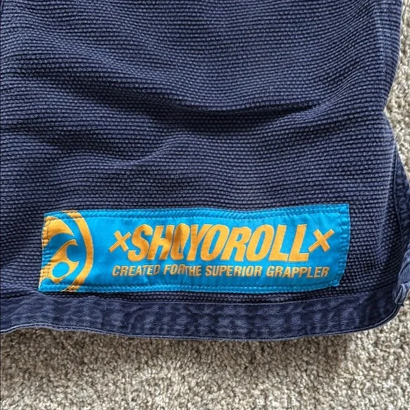 Shoyoroll Navy Blue Jiu-Jitsu Gi with Patches size A2 - Picture 2 of 4